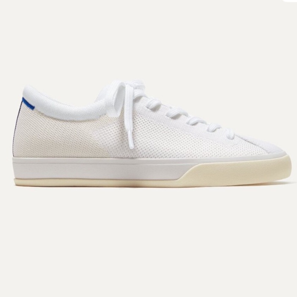 Rothy’s | The lace up sneaker in bright white - Picture 2 of 7
